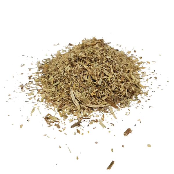 Brennnesselwurzel, geschnitten