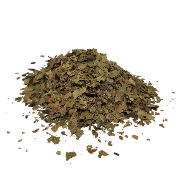 Walnussblätter, geschnitten